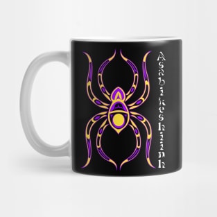 Asabikeshiinh (spider) Bisexual Pride Mug